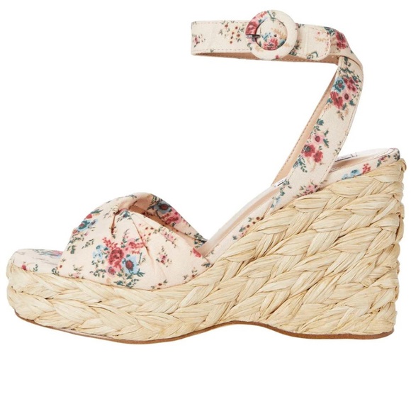 STEVE MADDEN Poloma Espadrille Platform Wedge Floral Sandal - Picture 2 of 6